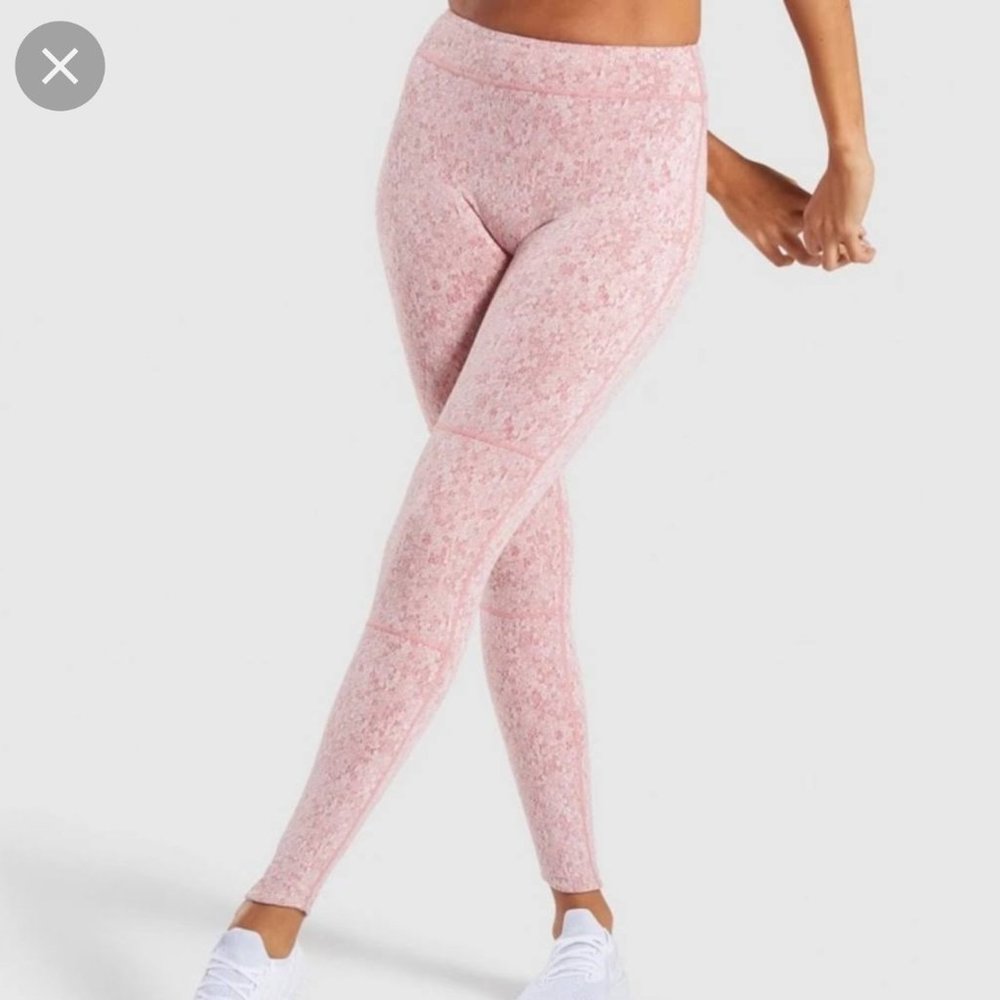 Gymshark Fleur Texture leggings Sz S